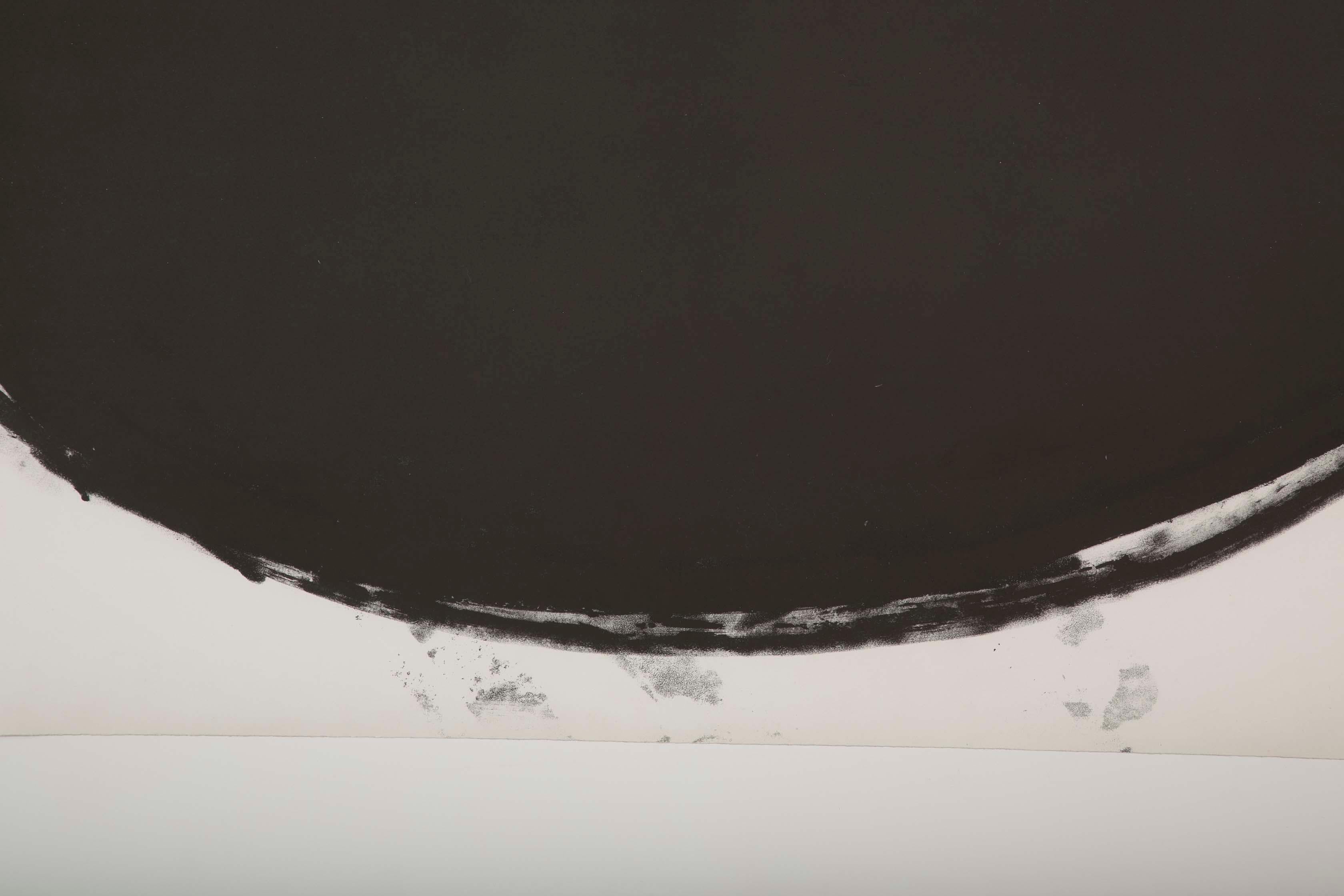 Minimalist Richard Serra Lithograph Titled 