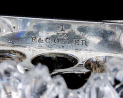 A Richly Cut Pair Of Victorian Wall Sconces By F&C Osler