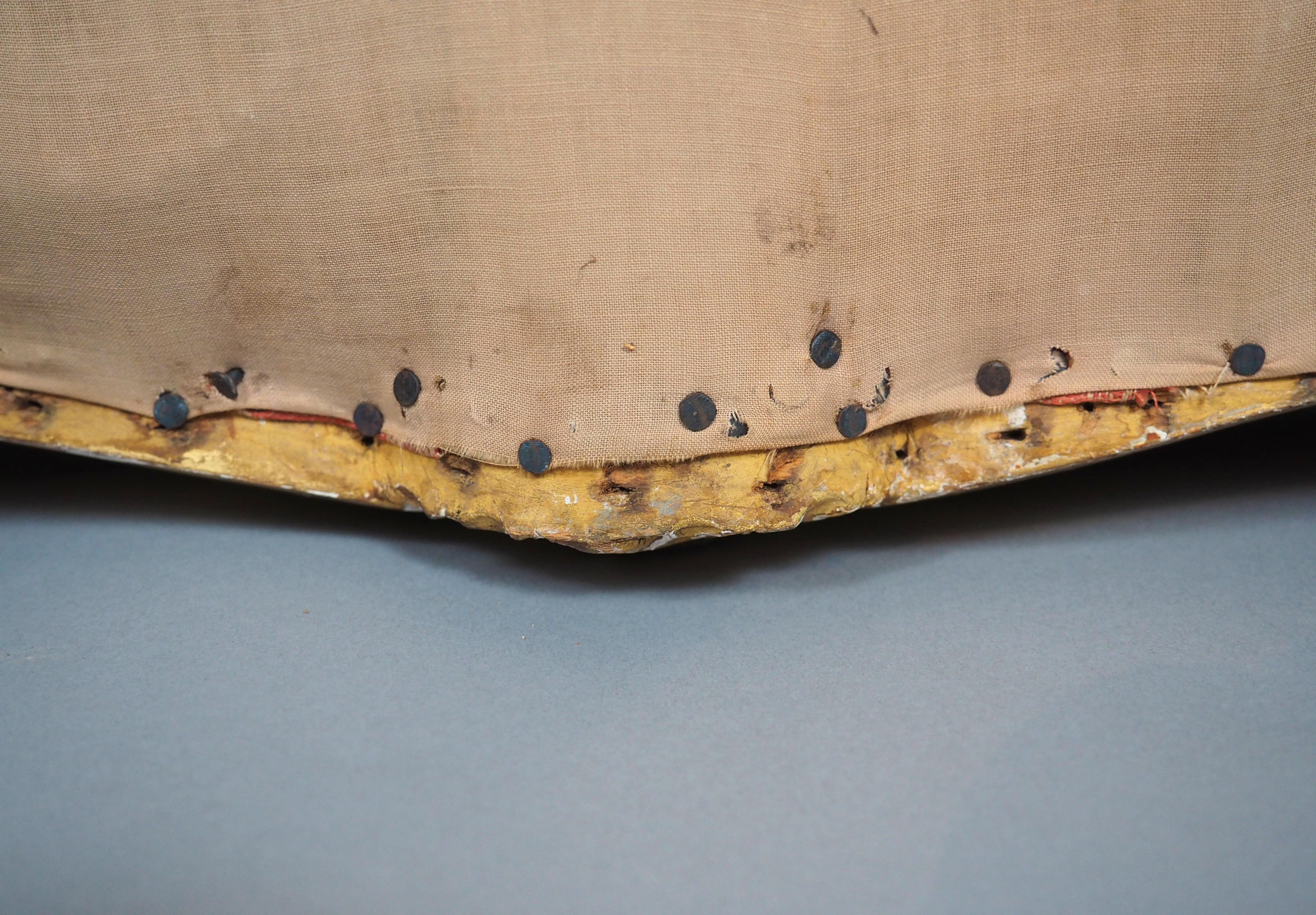 Eine reich geschnitzte CIRCA 1850 Französisch Louis XV Stil Giltwood Banquette im Angebot 13