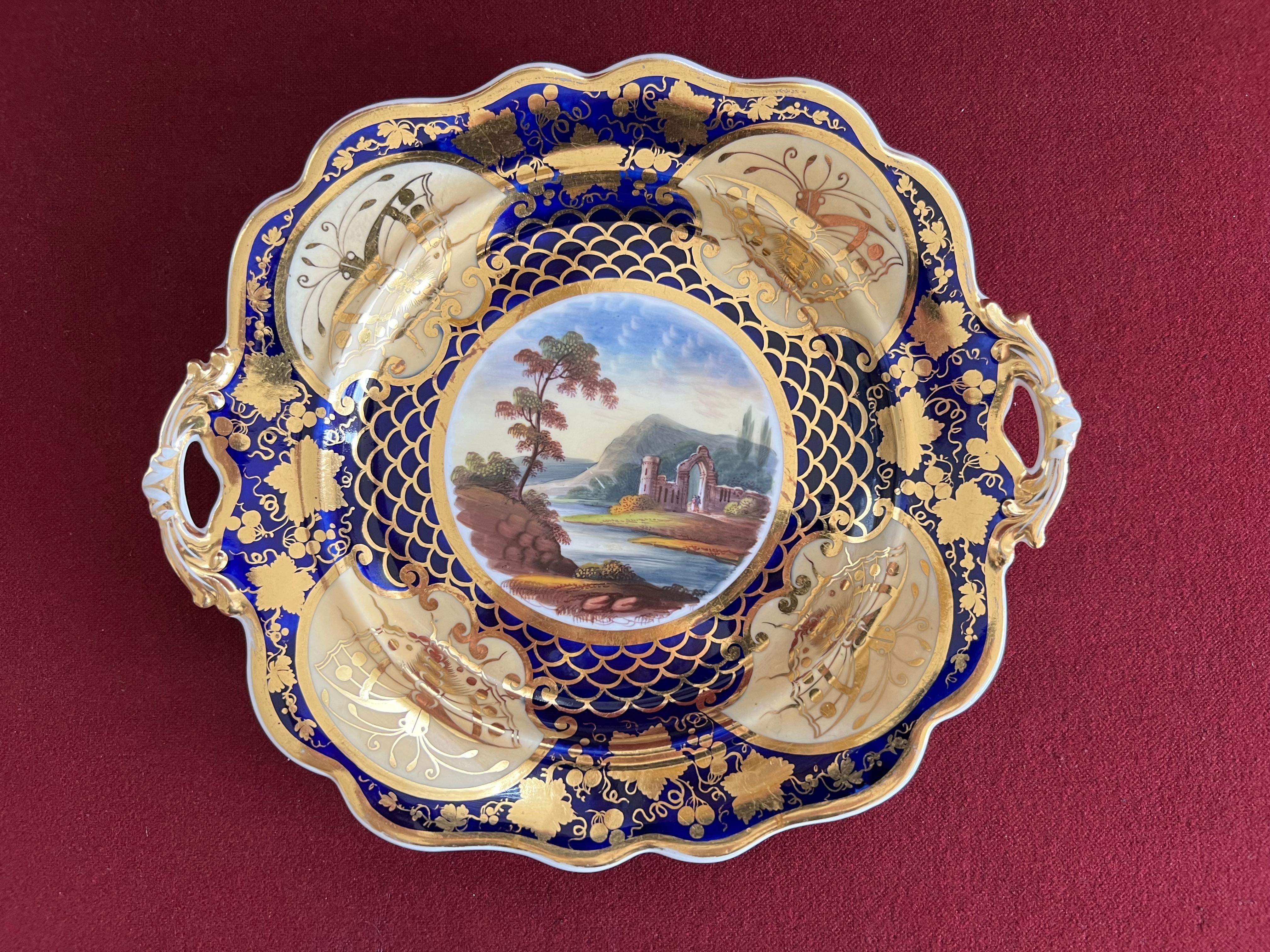 Regency Service à dessert partiel en porcelaine de Ridgway, motif 1045 vers 1825 en vente