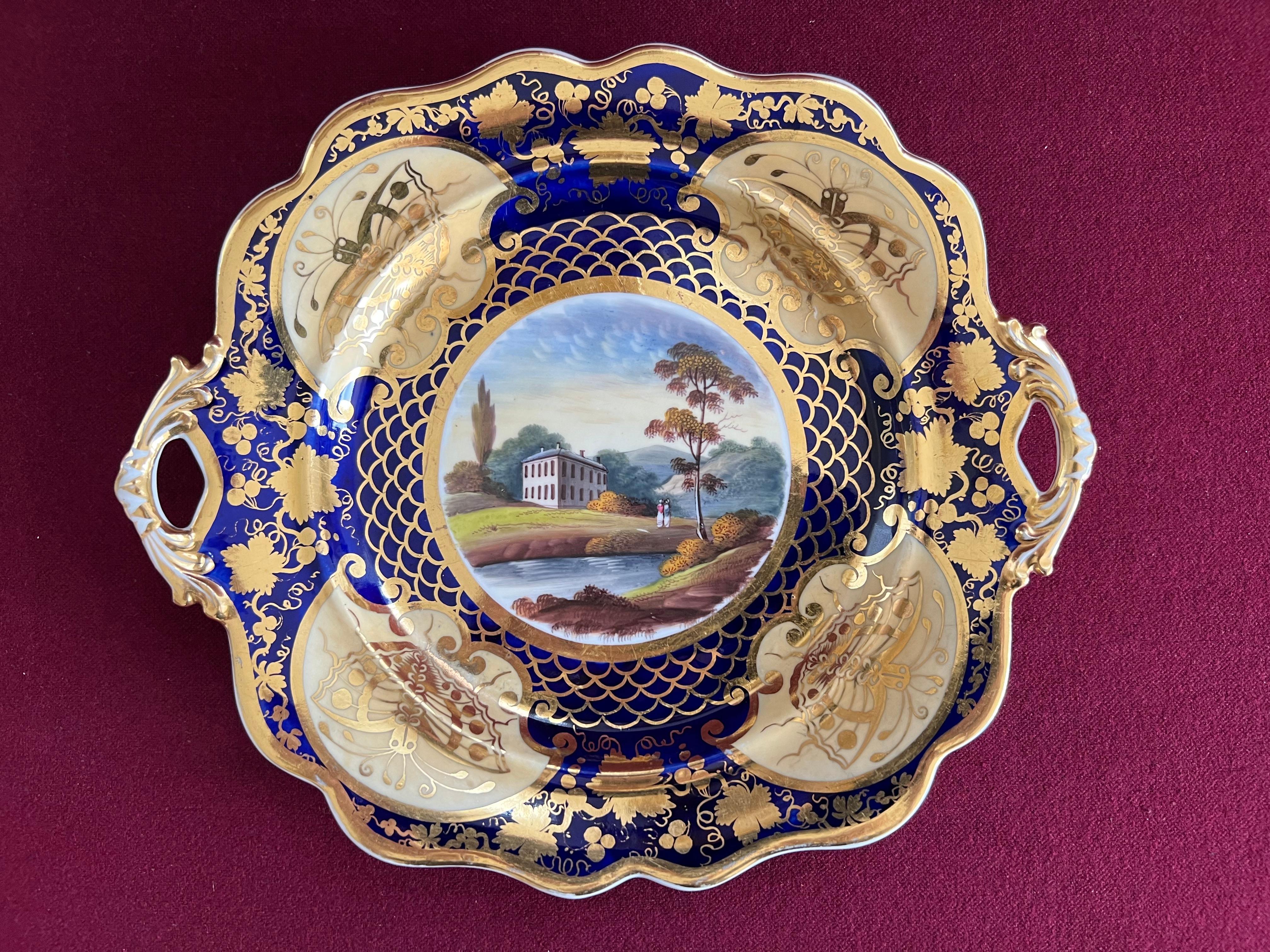 Service à dessert partiel en porcelaine de Ridgway, motif 1045 vers 1825 Bon état - En vente à Exeter, GB