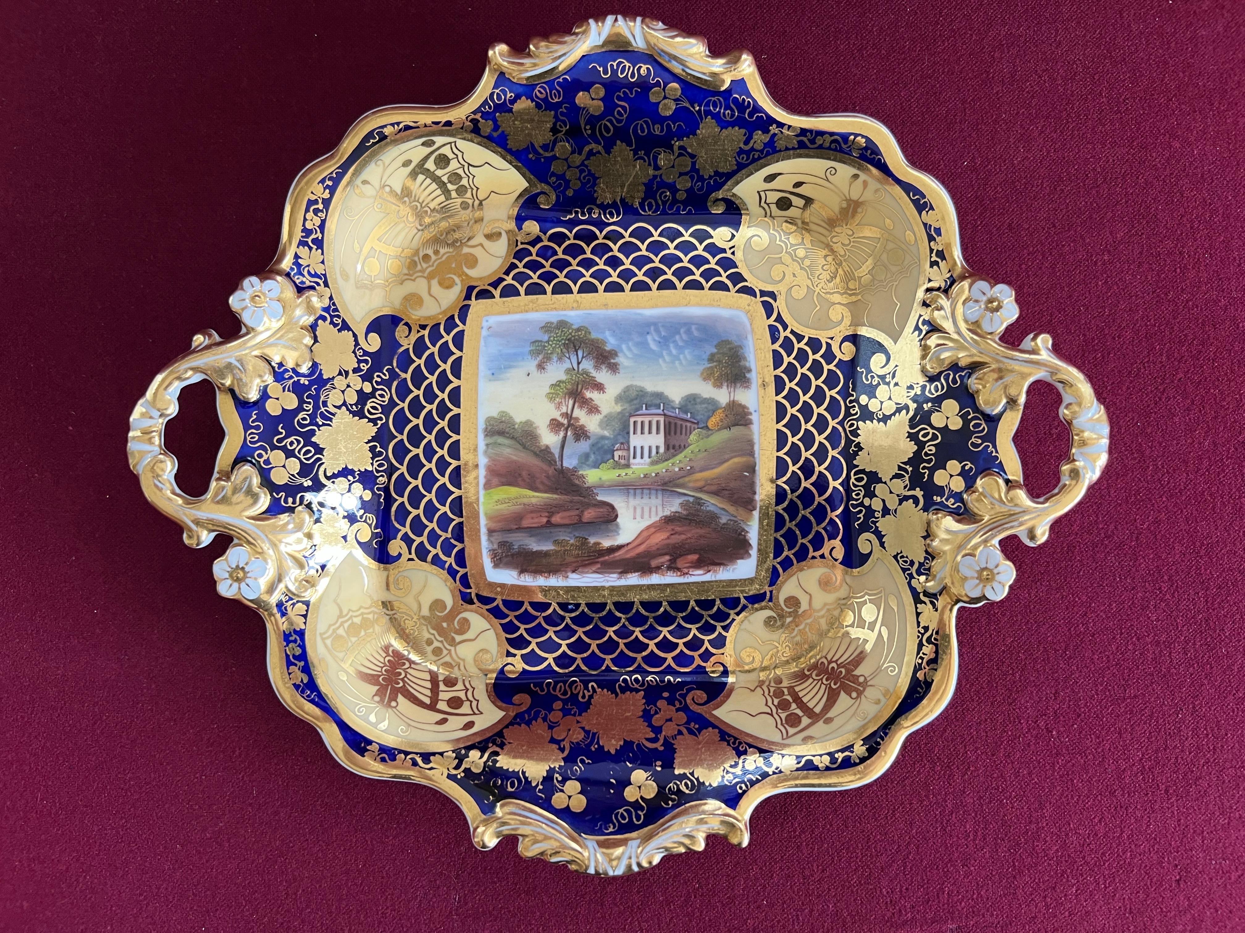 19th Century A Ridgway Porcelain part Dessert Service in pattern 1045 c.1825 For Sale