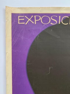 Puerto Rican mid-century exhibition poster San Juan