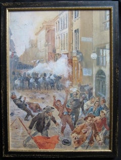 Riot in Brussels by Georges Carrey