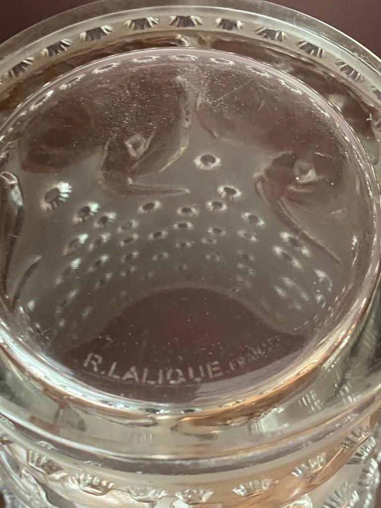 A R.Lalique Ajaccio  Glass Vase 3