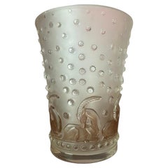 A R.Lalique Ajaccio  Glass Vase