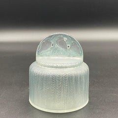 a R.Lalique  Art deco Glass Bombay boxe