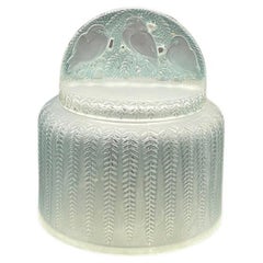 a R.Lalique  Art deco Glass Bombay boxe
