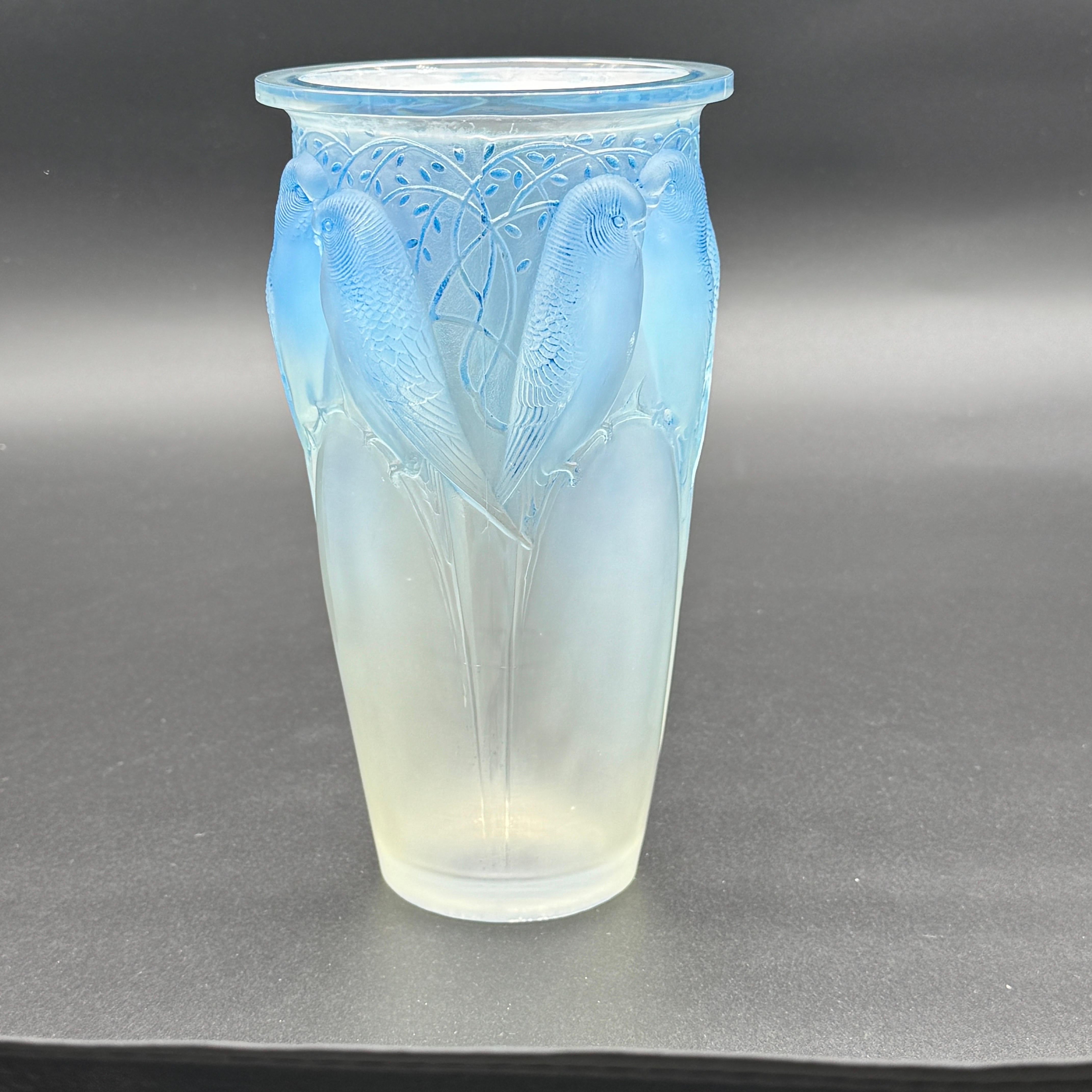 Vetro A R.Lalique  Vaso Ceylan in vetro Art Déco in vendita
