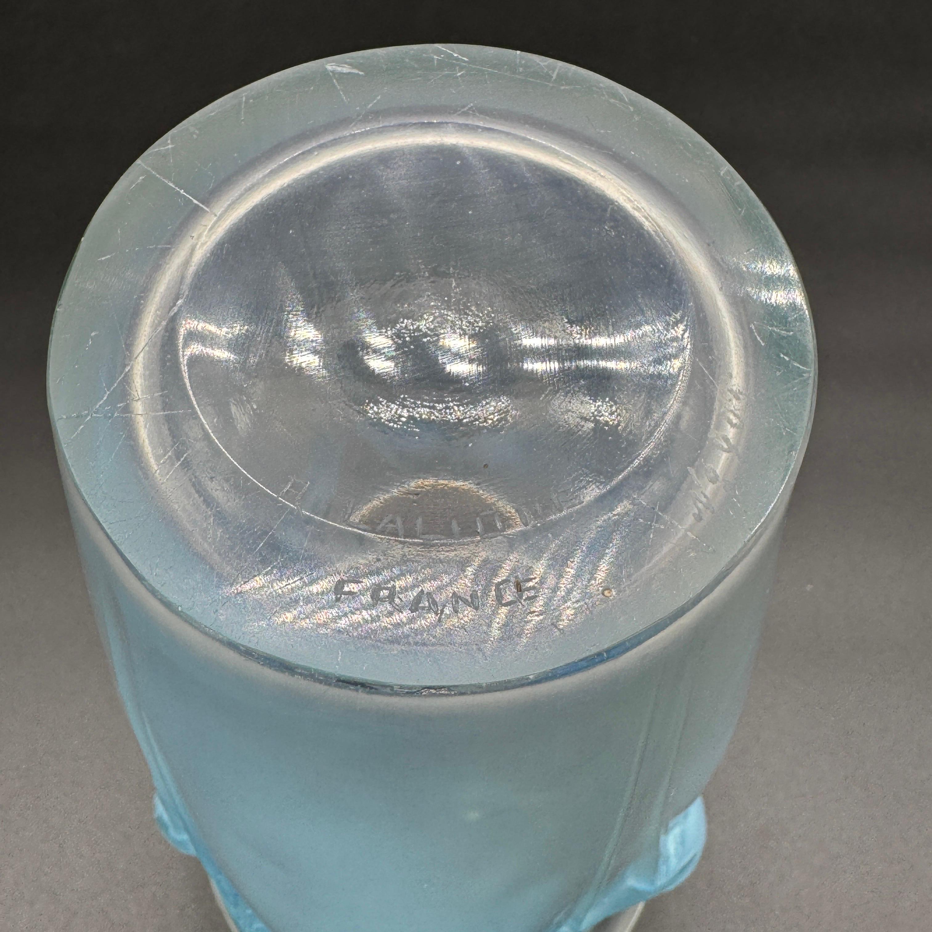 A R.Lalique  Vaso Ceylan in vetro Art Déco in vendita 1