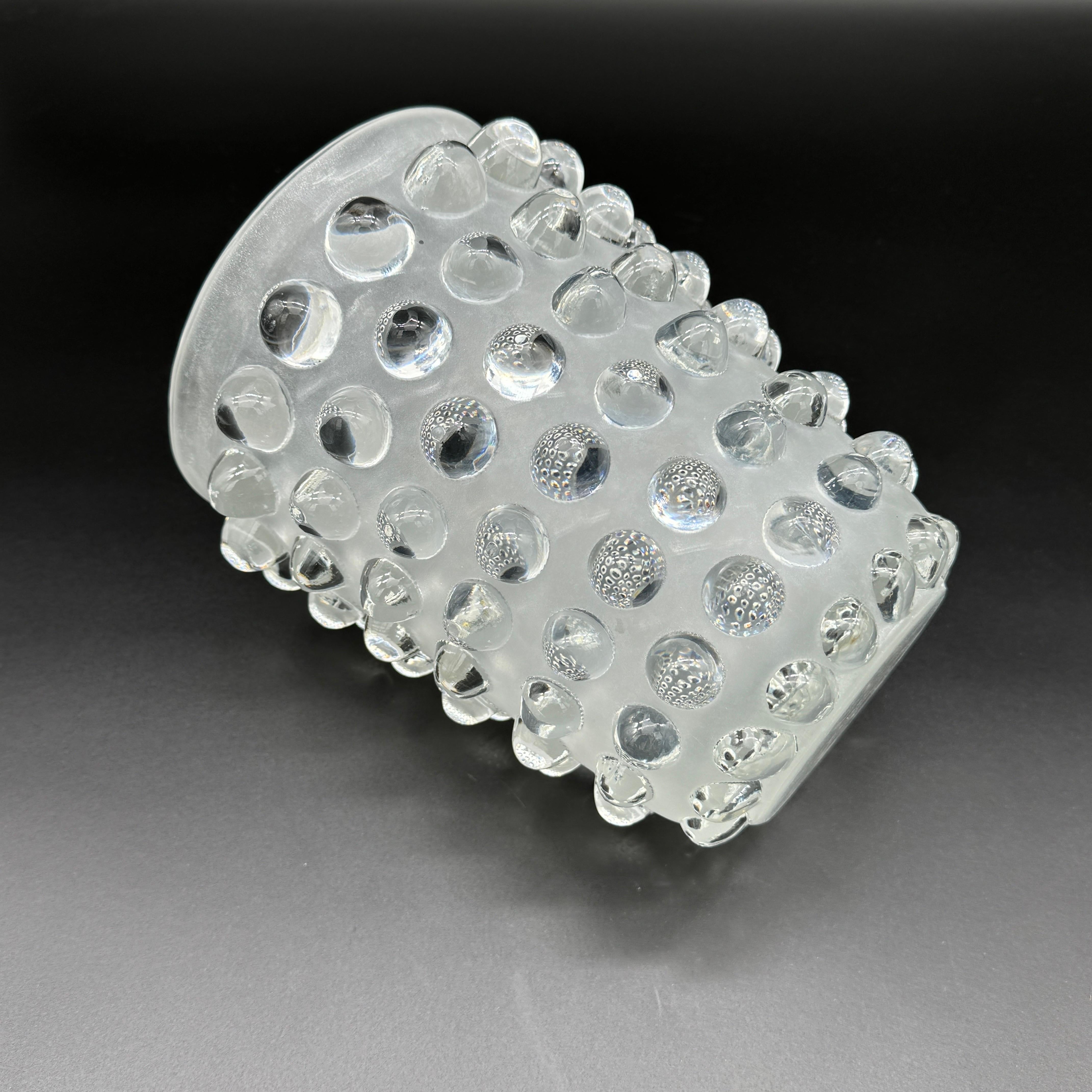 A R.Lalique Art Deco Mossi Glass Vase 1