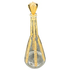 A R.Lalique Art Nouveau 6 Figures Glass Decanter