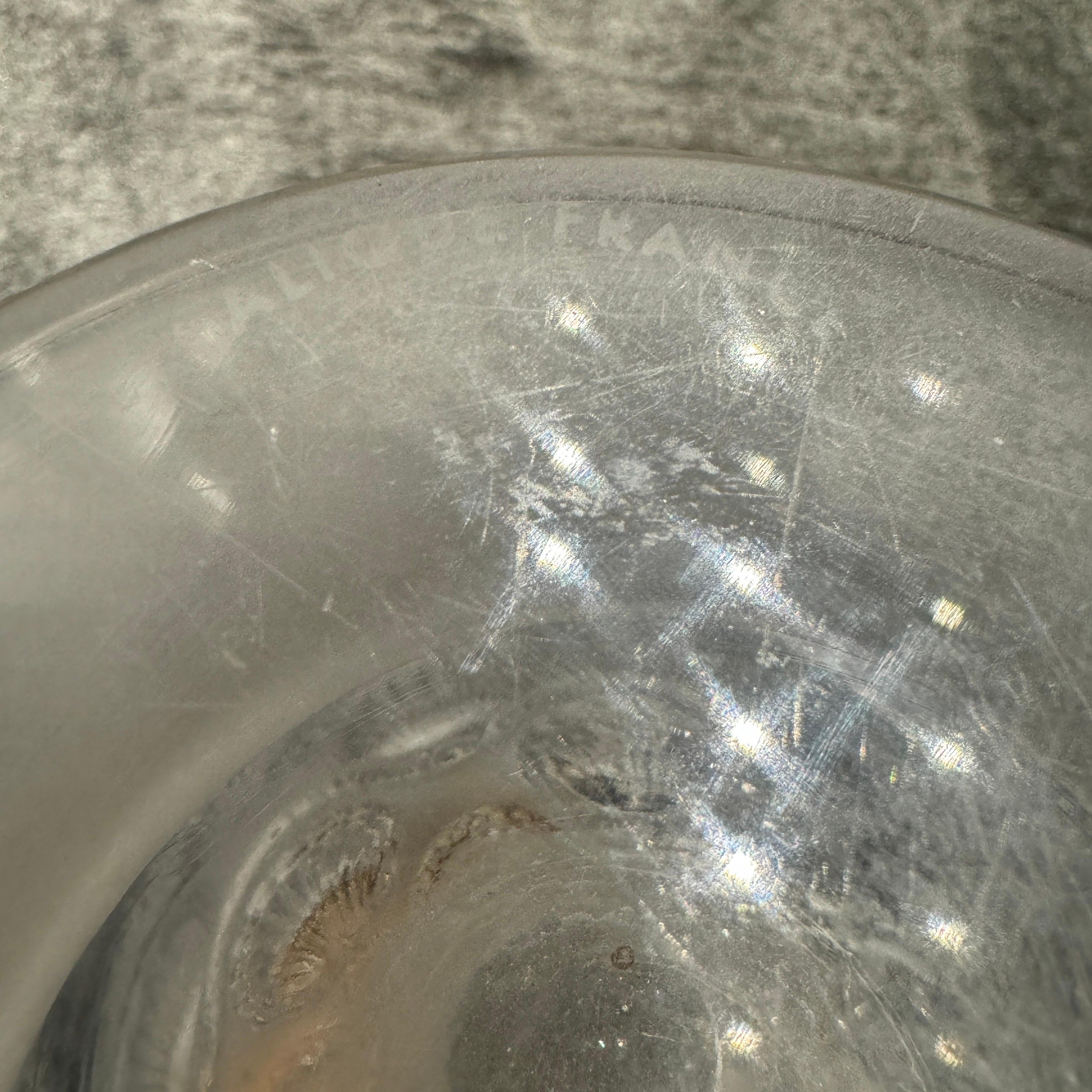 Un vaso di vetro R.Lalique Cancale in vendita 4