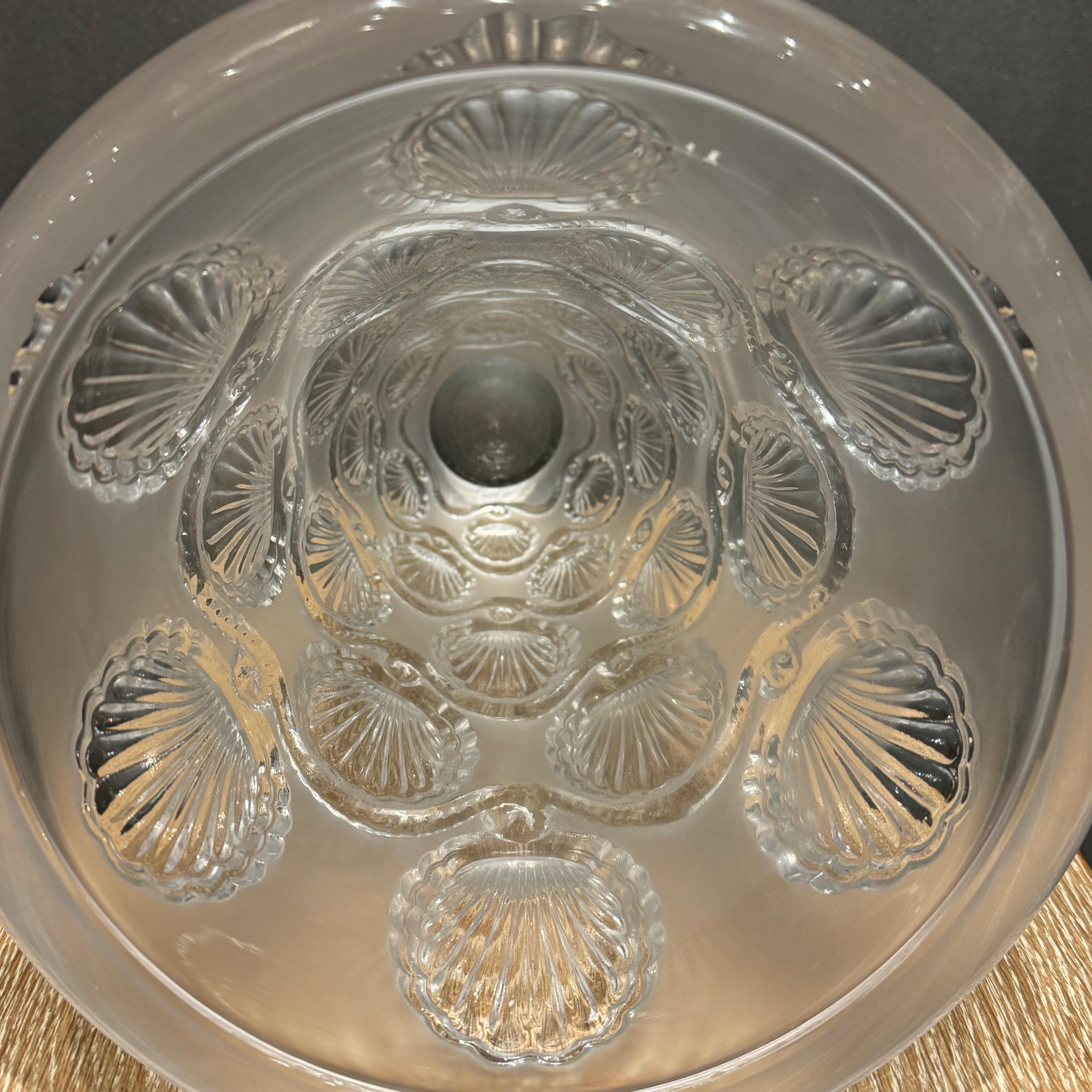 Un vaso di vetro R.Lalique Cancale in vendita 5