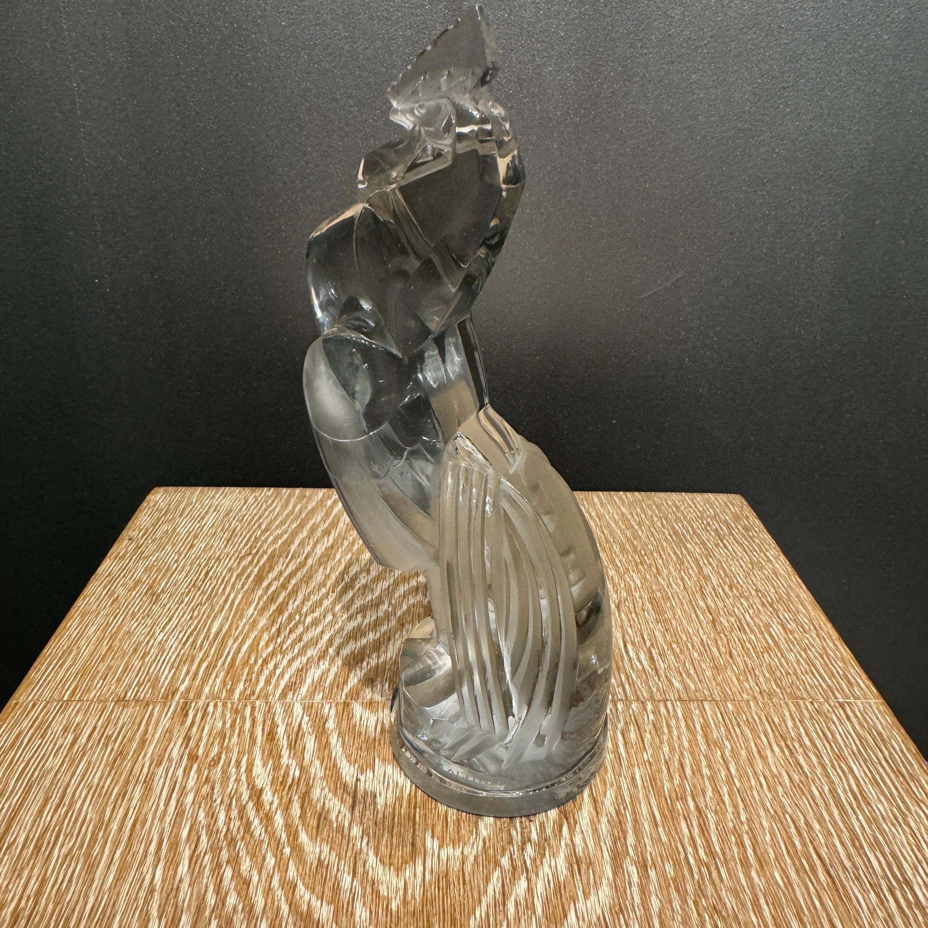 French A R.Lalique Coq Houdan Car  Mascot