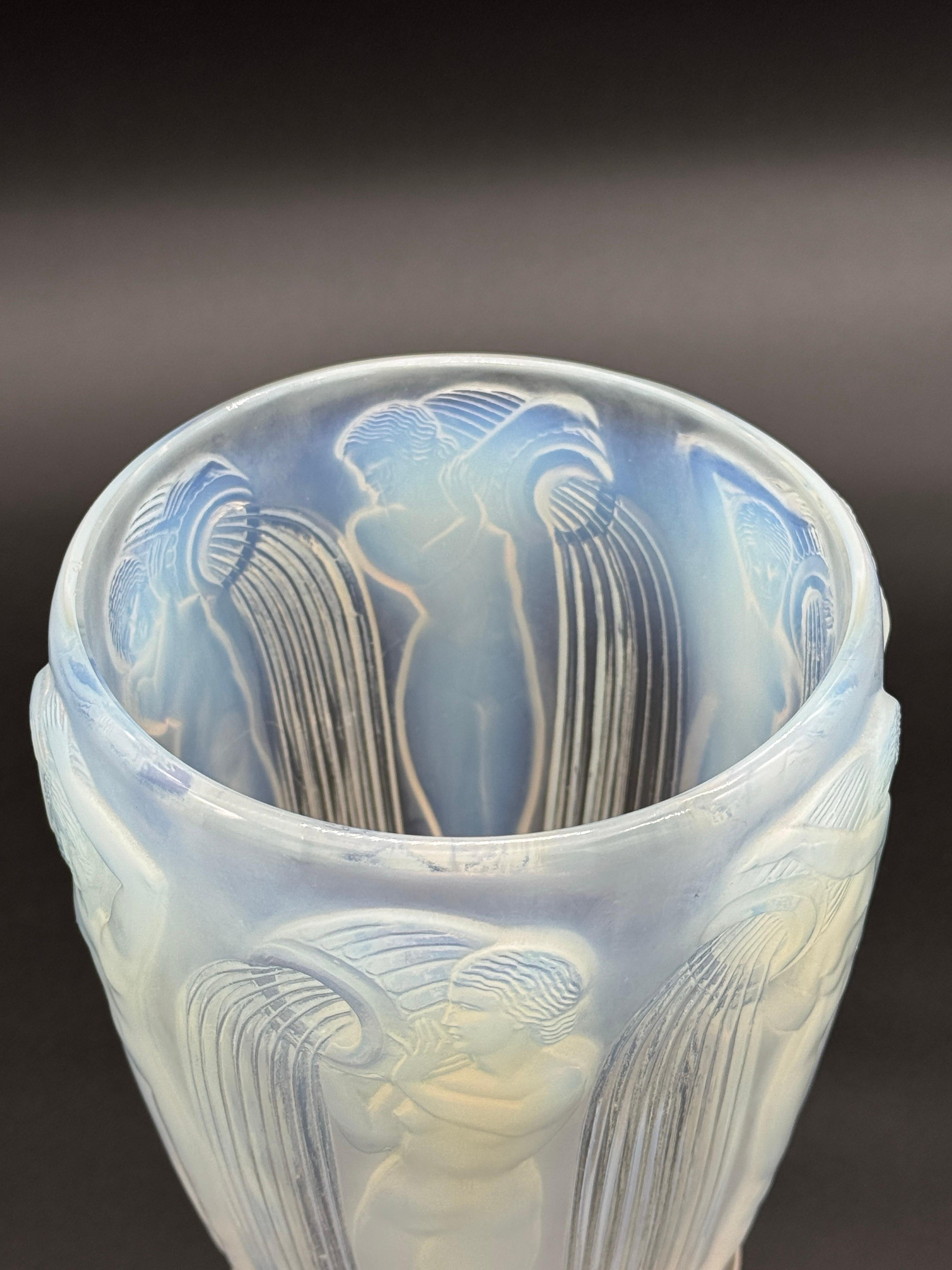 Un vaso di vetro R&R ART Lalique Danaïdes Art Déco in vendita 5