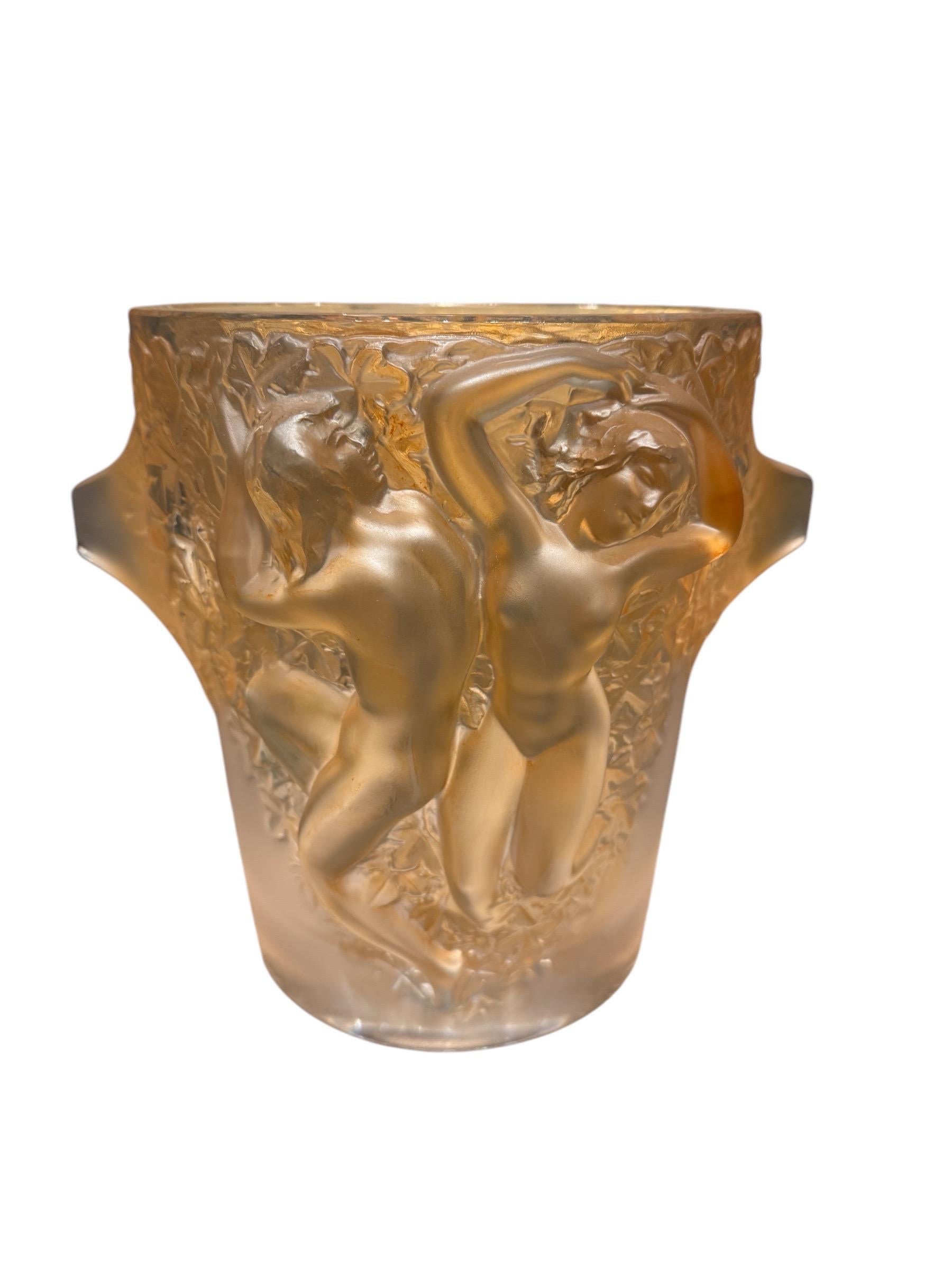 A R.Lalique Ganymède  Secchiello da champagne in vetro In condizioni ottime in vendita a SAINT-OUEN-SUR-SEINE, FR
