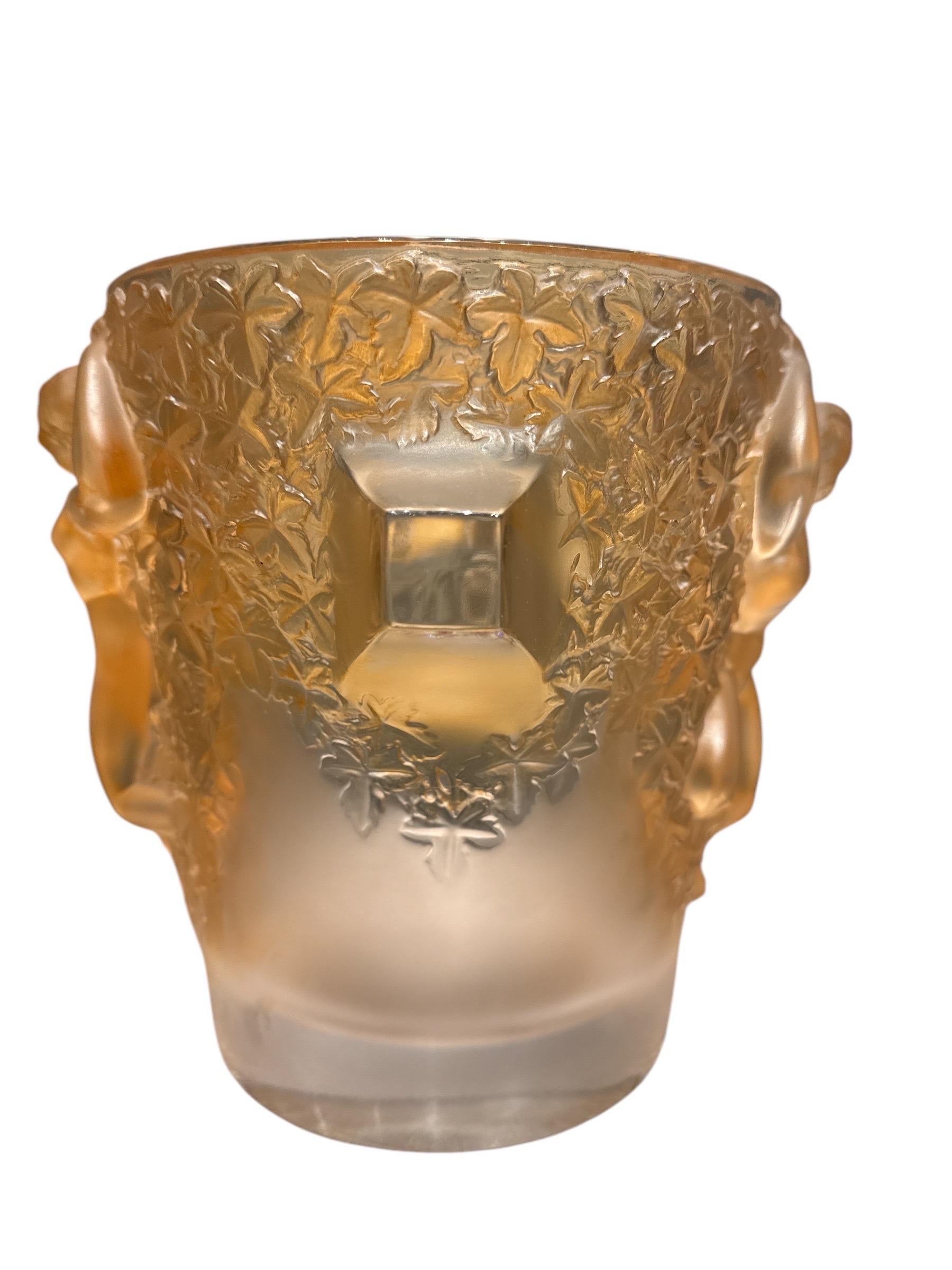 Cristallo A R.Lalique Ganymède  Secchiello da champagne in vetro in vendita