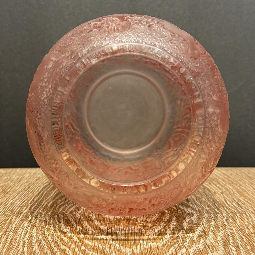 Vase Biches ART DECO en verre de R.Lalique 4