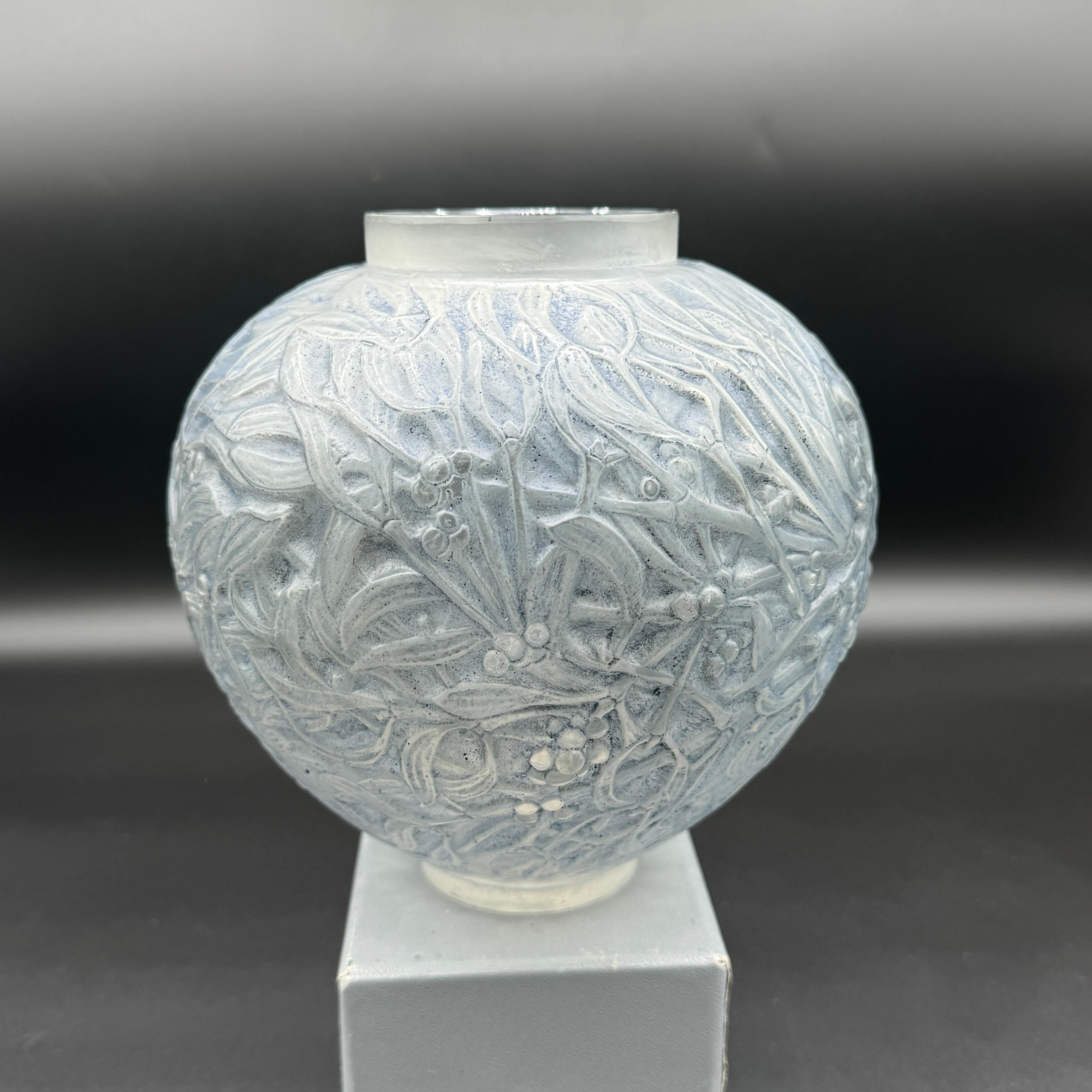 Glass A R.Lalique Gui Vase