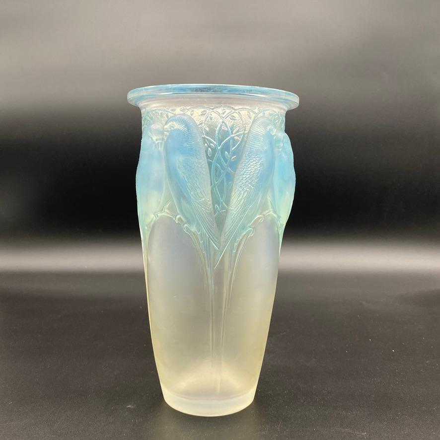 Art déco Vase Art Déco Ceylan opalescent de R.Lalique 
