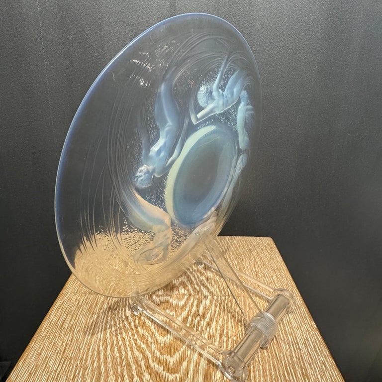 A R.lalique Opalescent Mermaid Plate at 1stDibs
