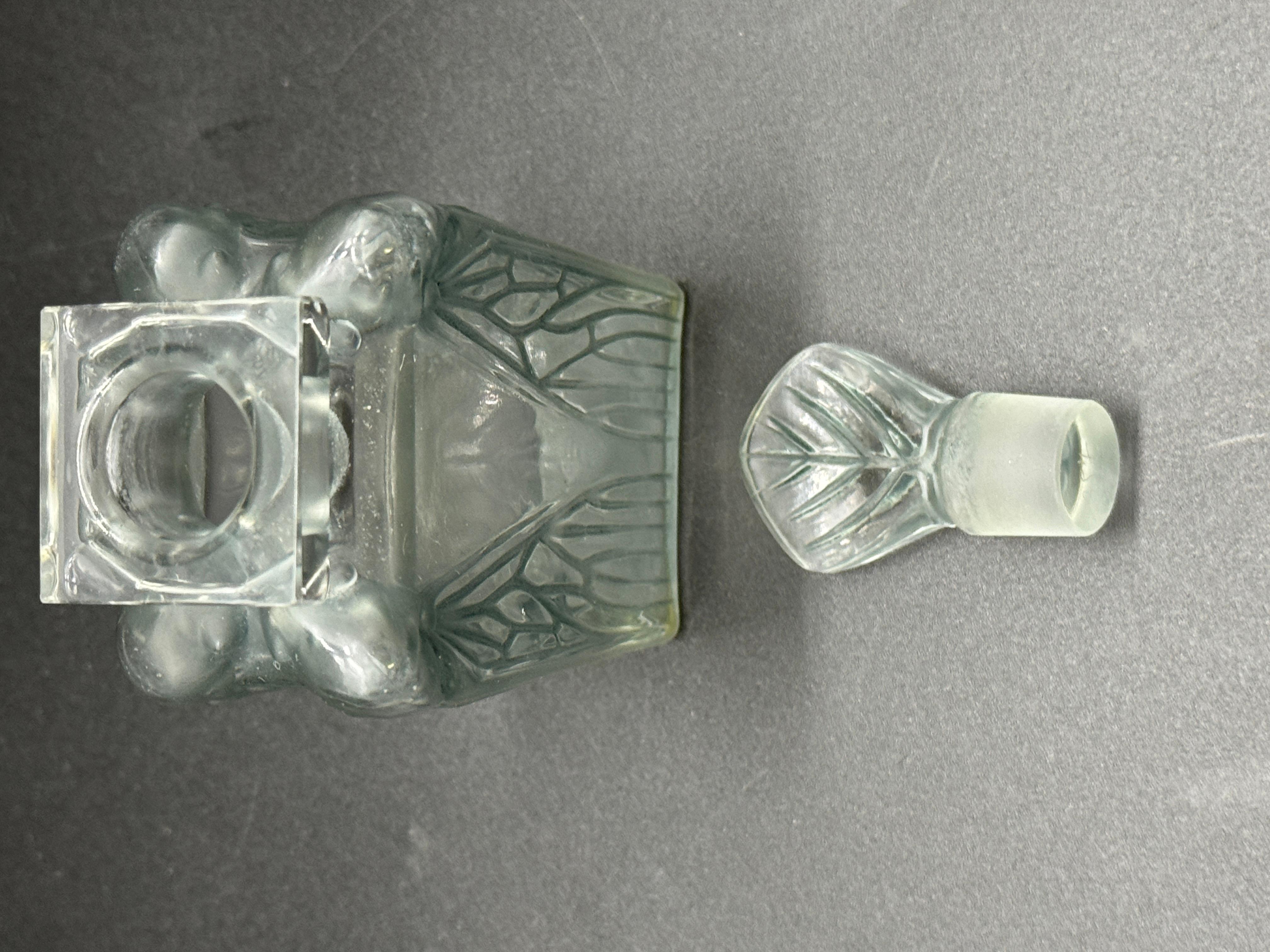 French À R.Lalique Perfum
Bottle  Cigalia for the Roger  Gallet Perfums .