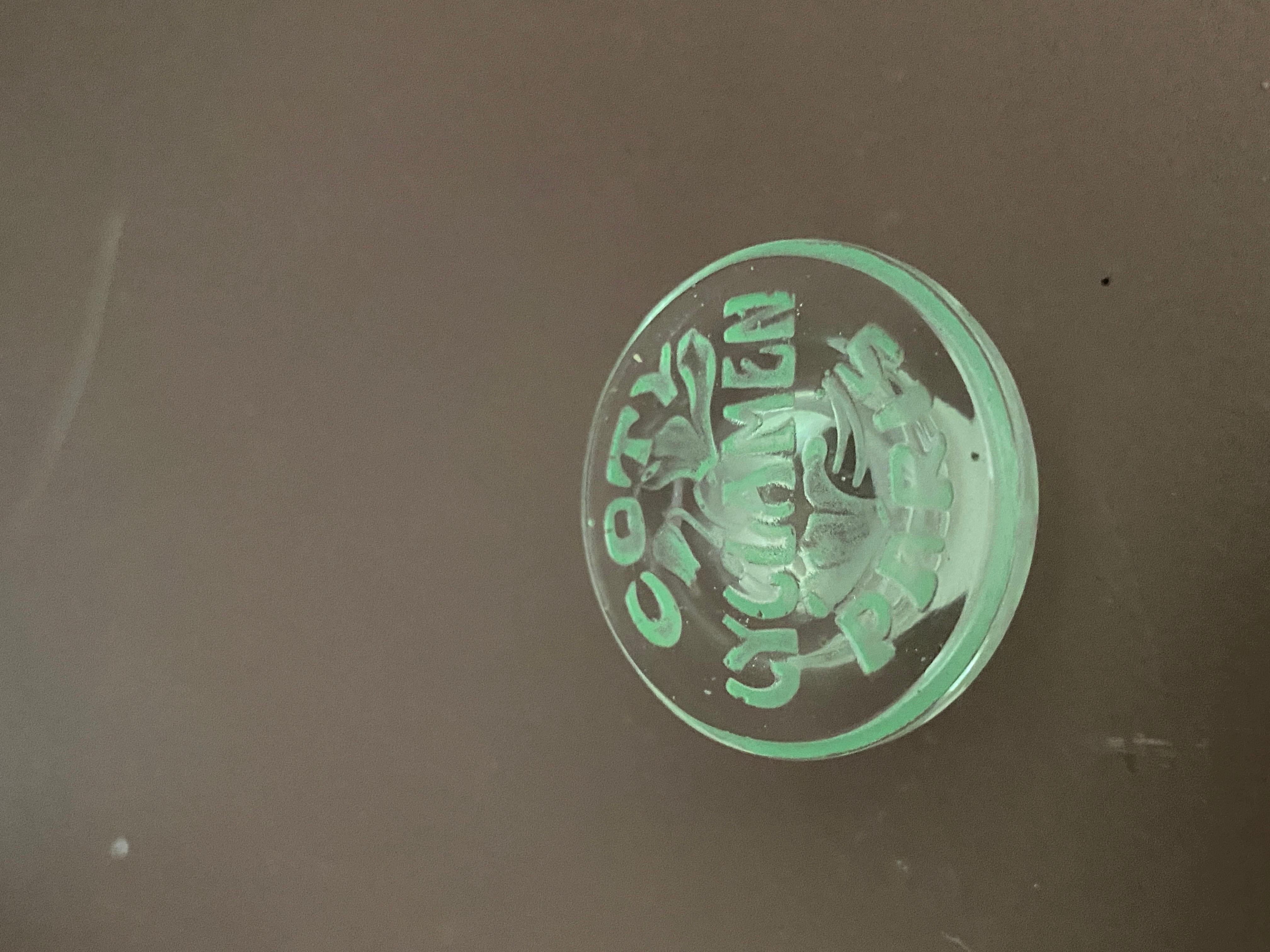 Inizio XX secolo Bottiglia di profumo Cyclamen di R.Lalique in vendita
