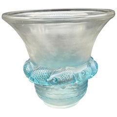 A R.Lalique Piriac Art Déco Glasvase