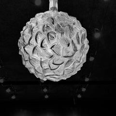 A R.Lalique Provence Art Deco Glass Chandelier