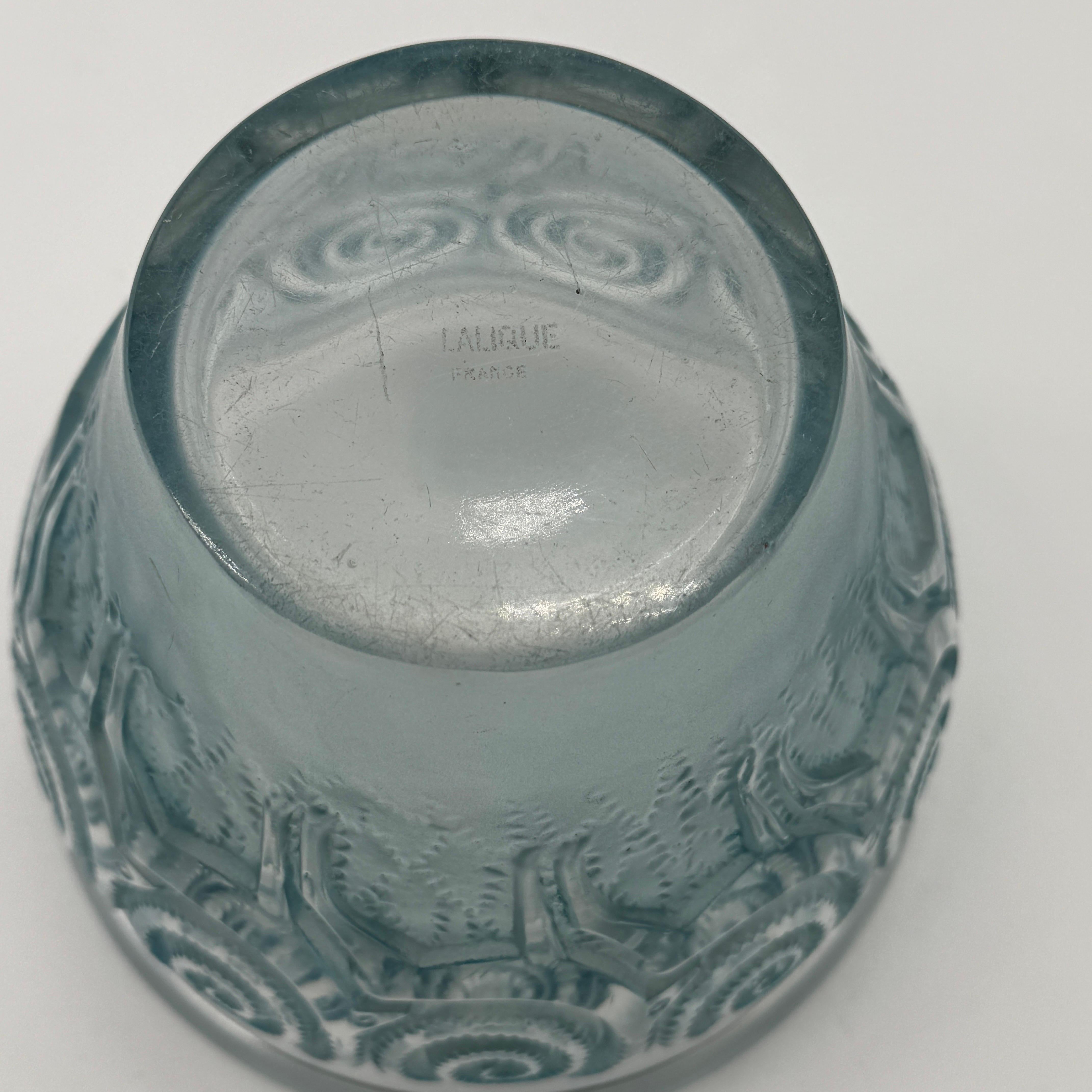 Un vaso in vetro Art Déco R&R ART di Lalique Rennes in vendita 3
