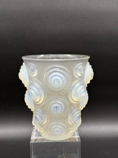 A R.Lalique Spirales Art Déco Glass Vase