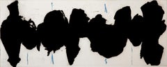Robert Motherwell Etching and Aquatint, Running Elegy ii, Blue State, 1983