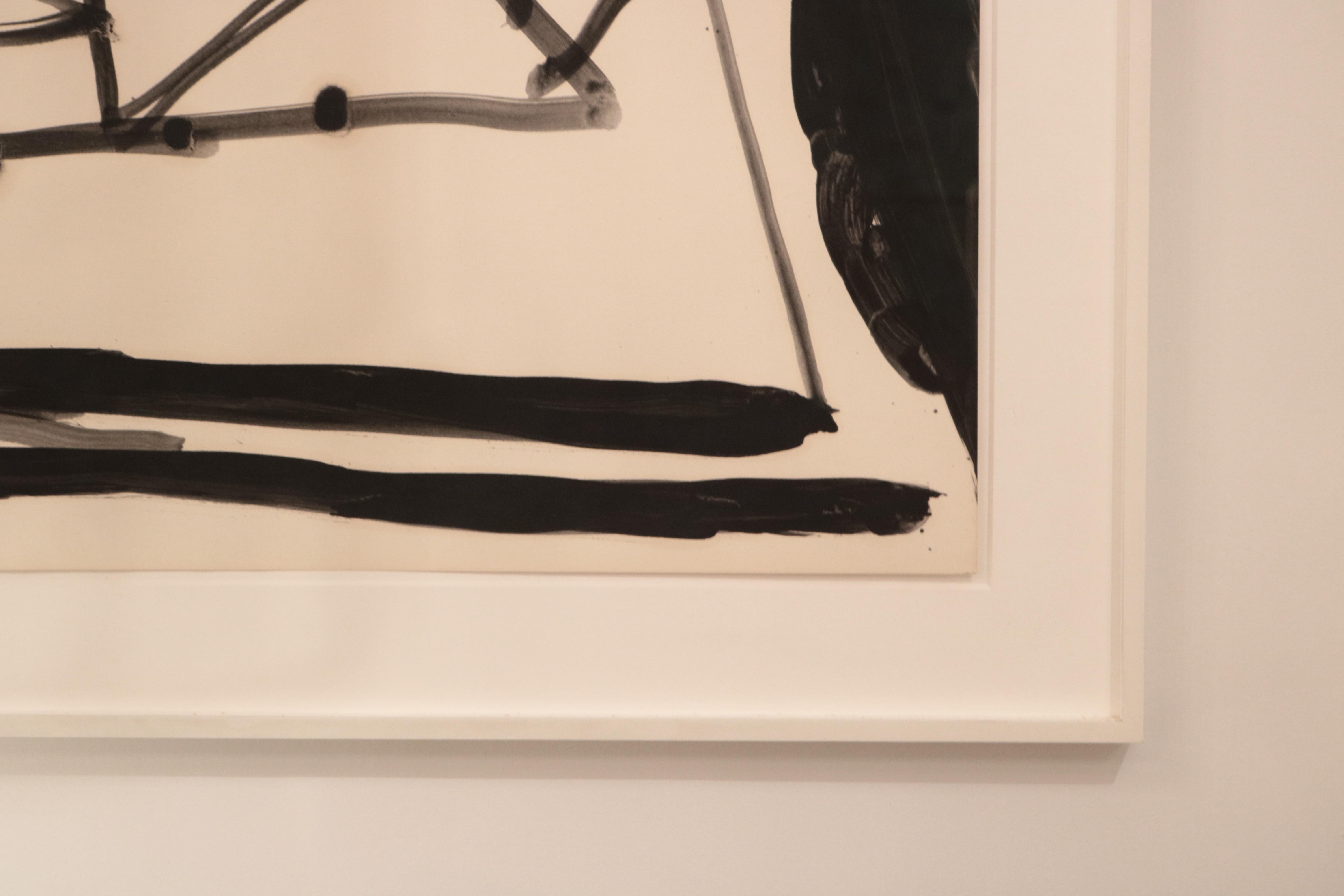 Modern Robert Motherwell, Drunk with Turpentine No. 21 For Sale