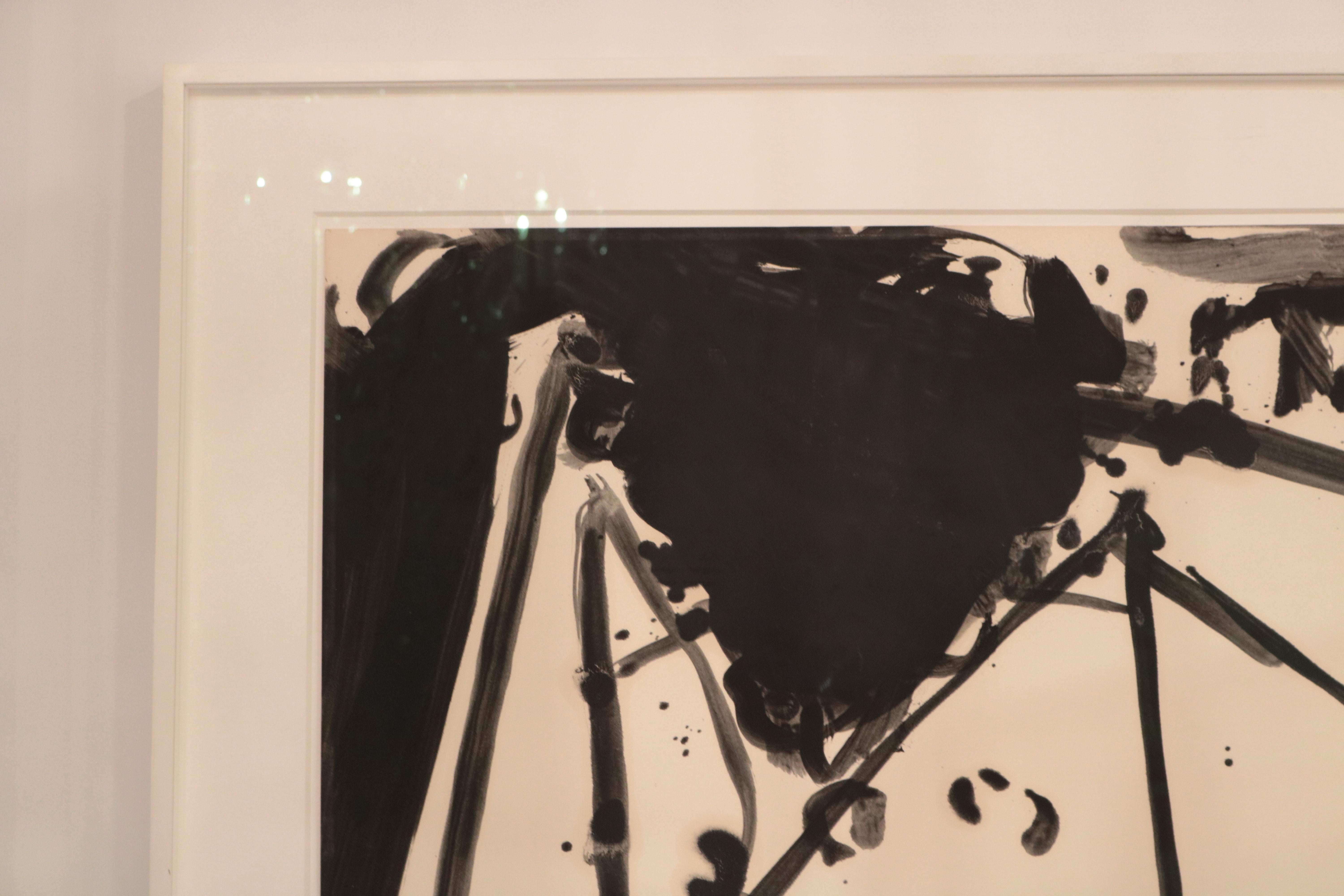North American Robert Motherwell, Drunk with Turpentine No. 21 For Sale