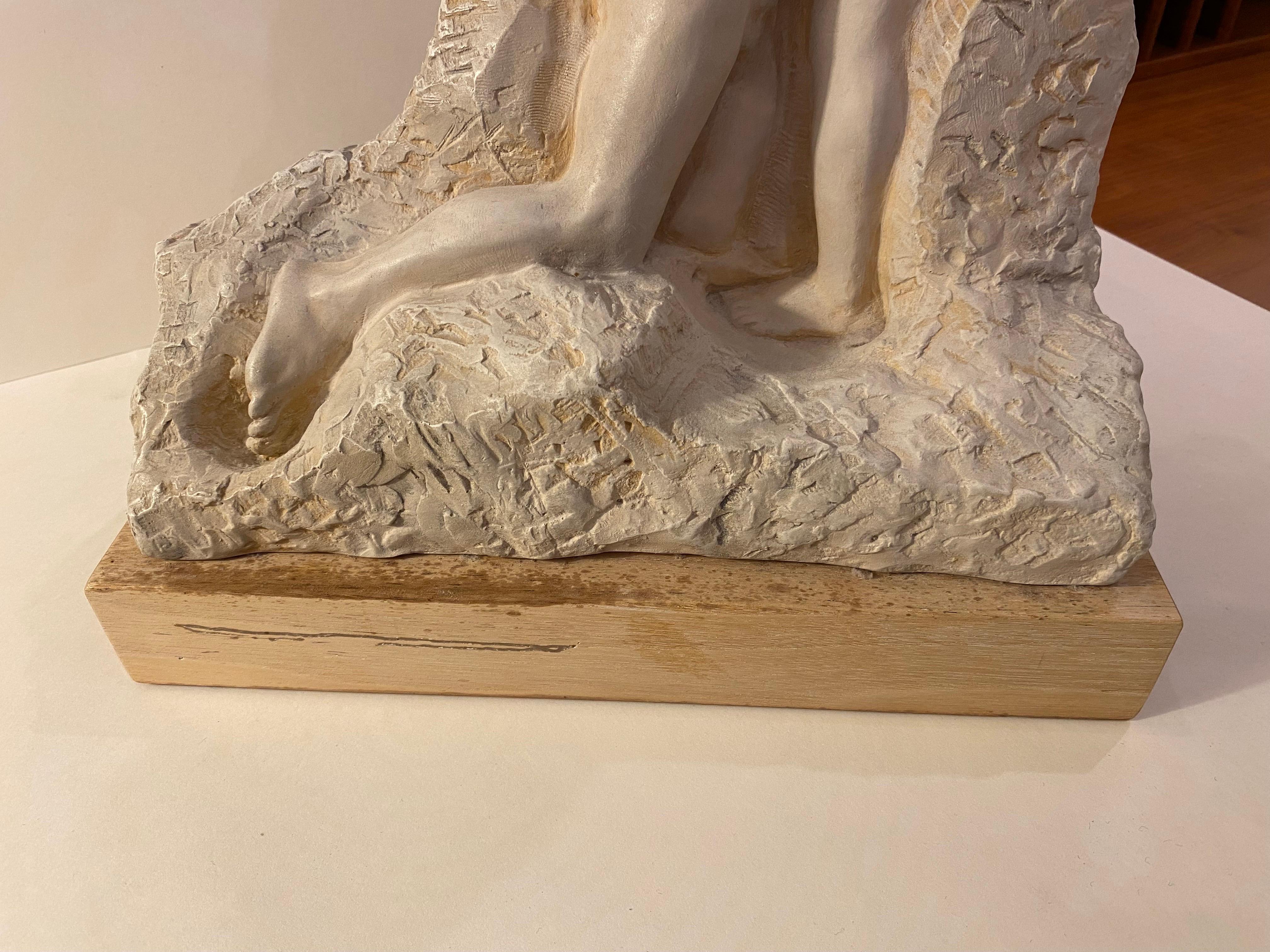 American A. Rodin Eternal Idol Sculpture