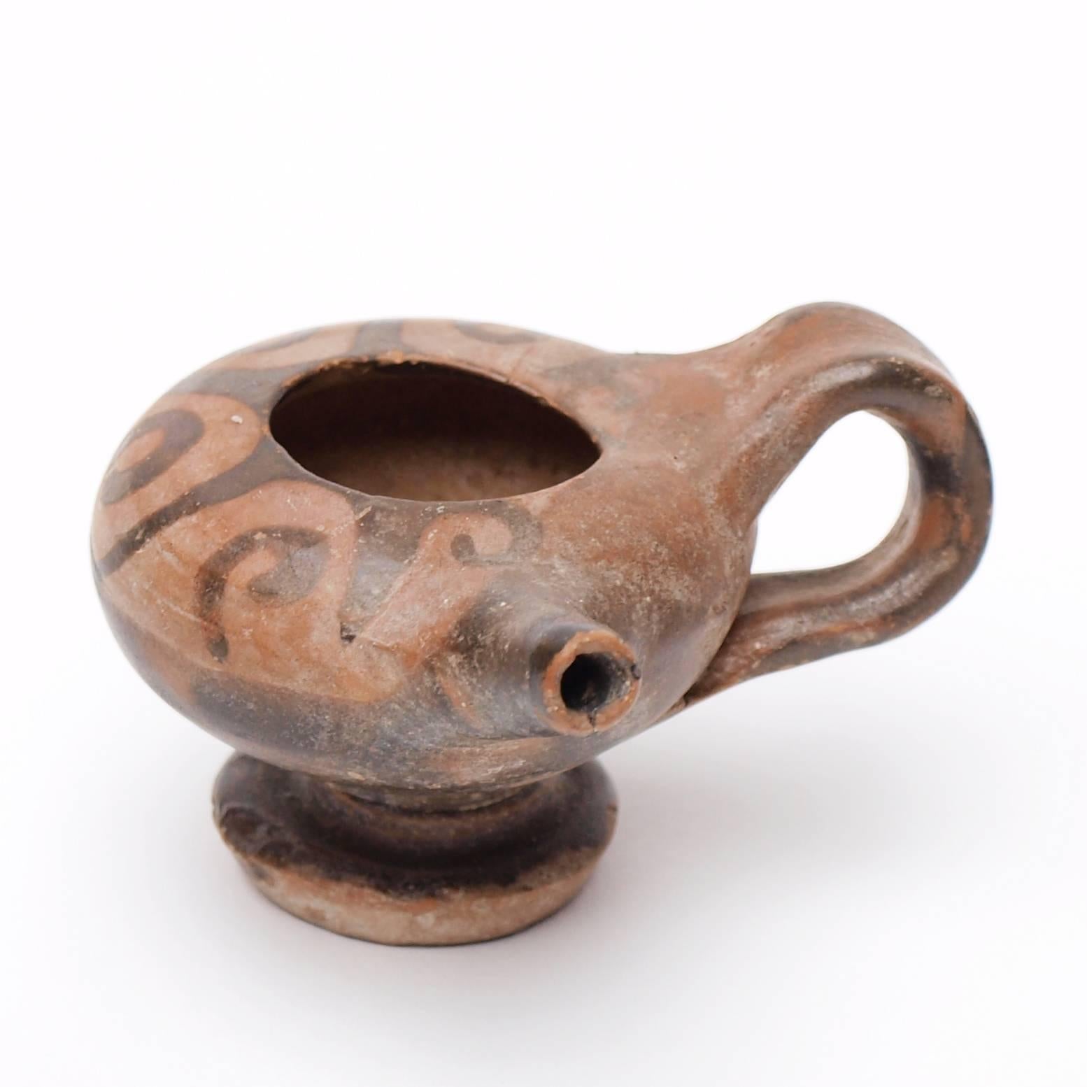 Italian Roman Apulian Xenon-Ware Baby Feeder, circa 350 BC