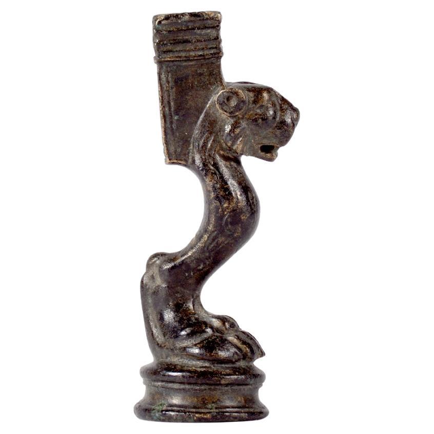 A Roman bronze foot For Sale