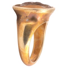 A Roman Citrine Intaglio Of Hercules 1st Century AD Ring