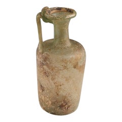 Brocca di vetro romana del IV secolo