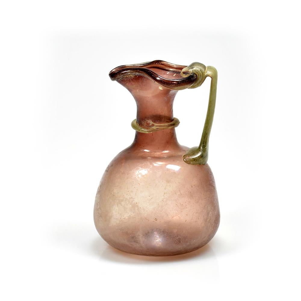 Classical Roman A Roman purple glass jug For Sale