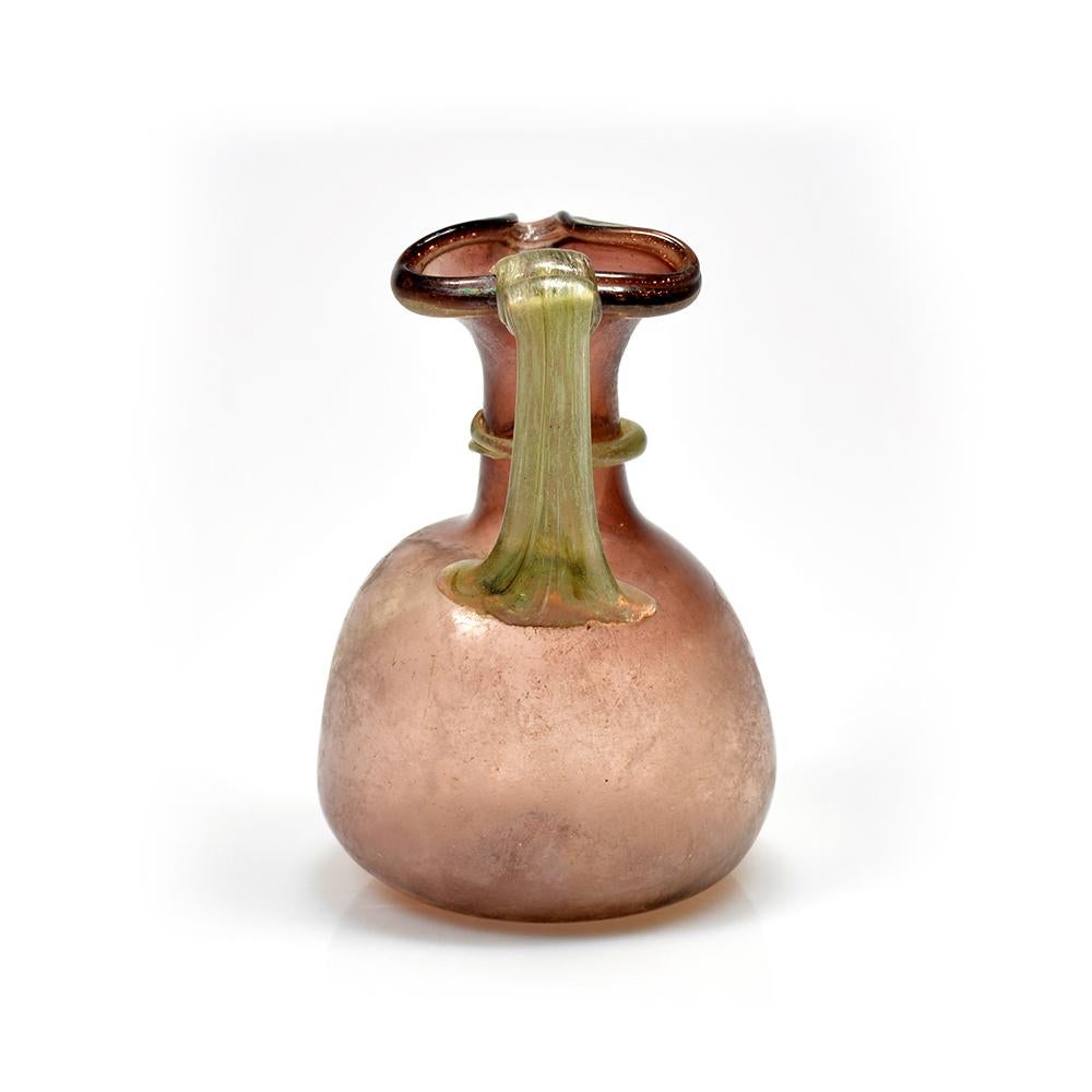 Italian A Roman purple glass jug For Sale