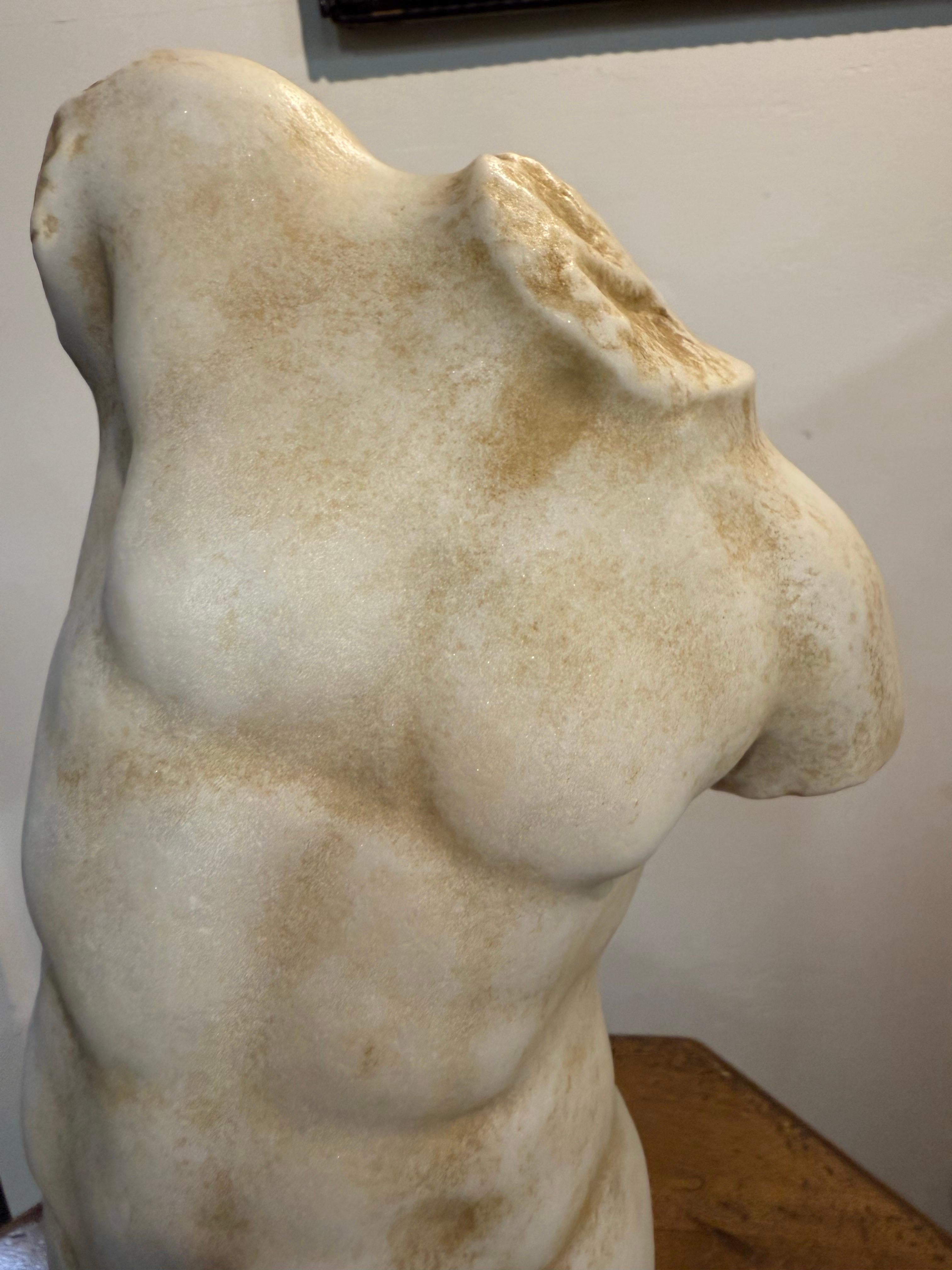 Estatua romana de mármol blanco de sátiro bailarín, S. XIX en venta 4