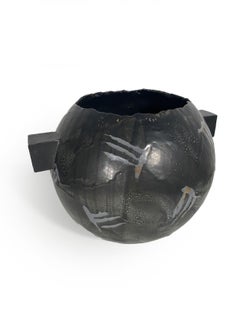 A Romanian Ceramic Vessel, with Metalic Glaze