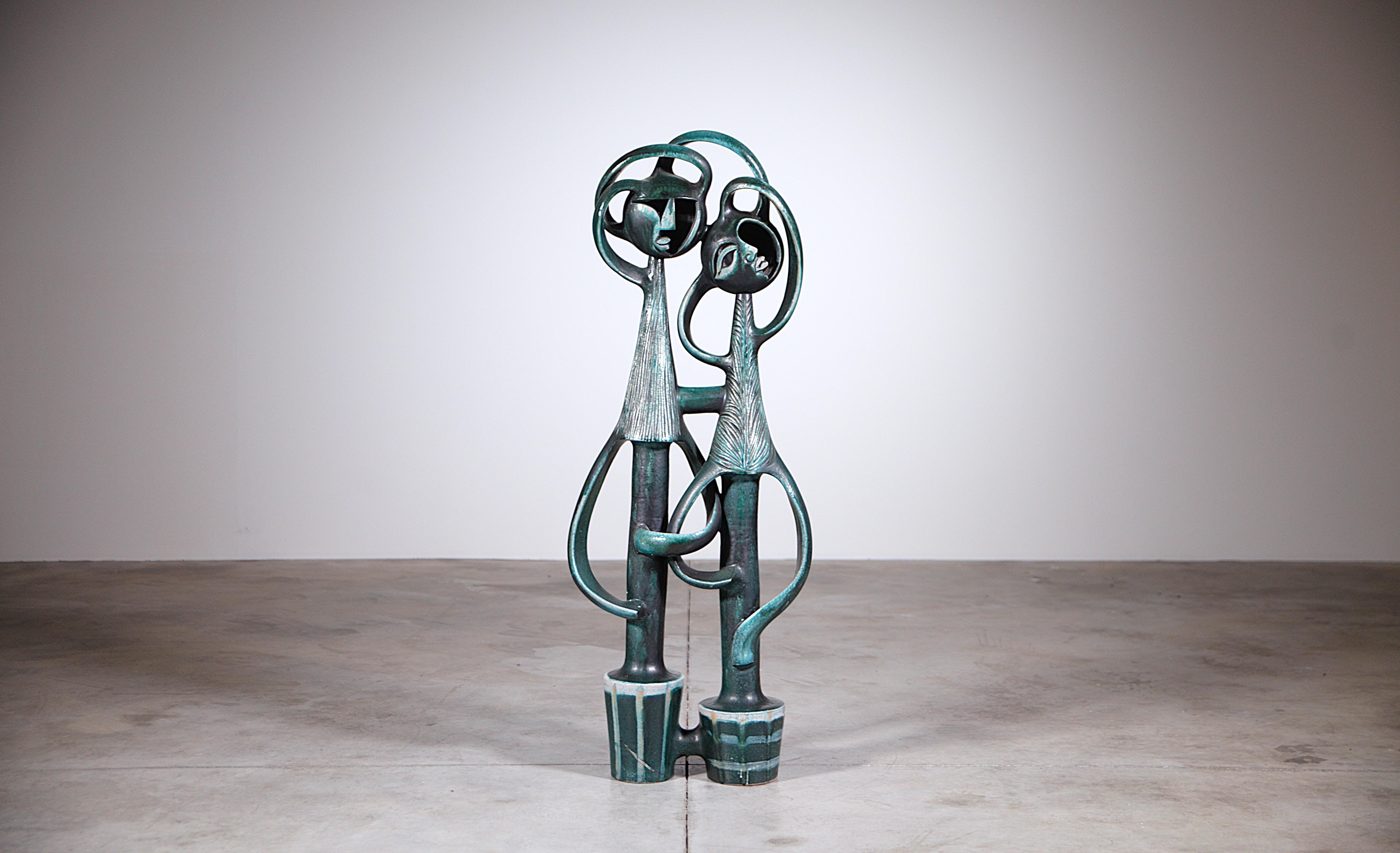 Sculpture romantique de Boleslaw Danikowski, France, 1970 en vente 1