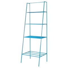 'A' Room Divider, Turquoise Steel Metal Shelving - Customisable