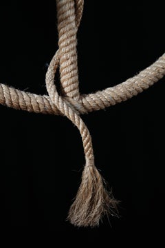 Rope Twist Achor Hanging Light by Audoux Minet