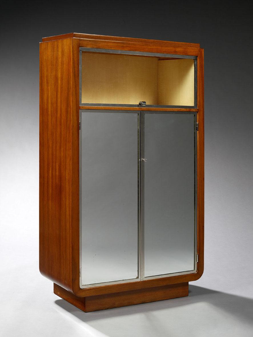 Art Deco Rosewood Cabinet by Maxime Old, circa 1945 For Sale