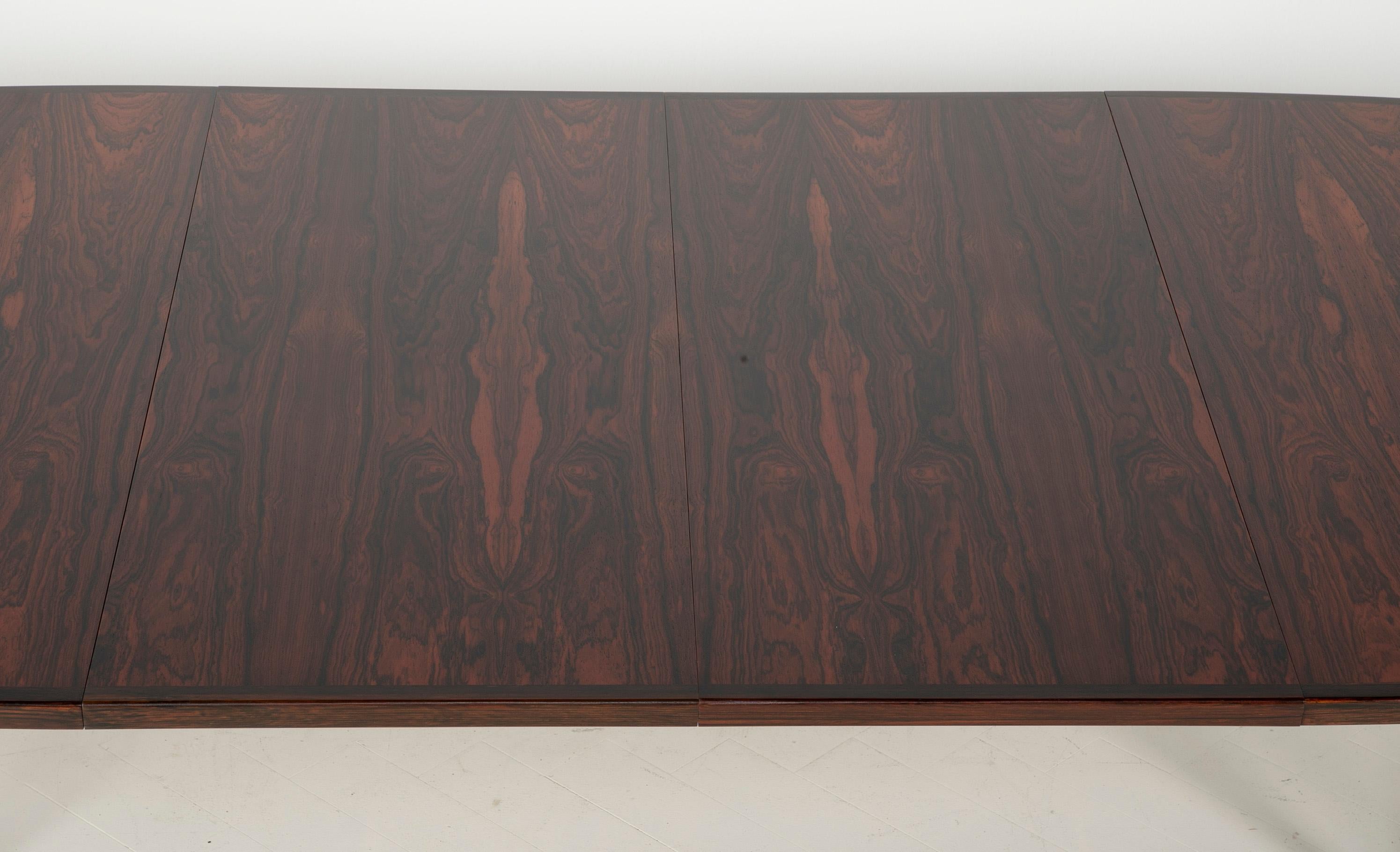 Rosewood Dining Table Designed by Arne Vodder for Sibast Furniture 2