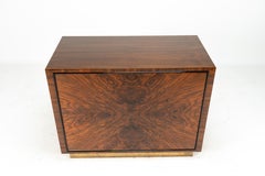 A Rotating Art Deco Style Bar Cabinet